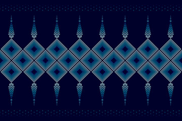 Geometric ethnic style seamless pattern. Design for fabric, wallpaper, background, carpet, clothing. Tribal ethnic vector texture. Vector illustration.
