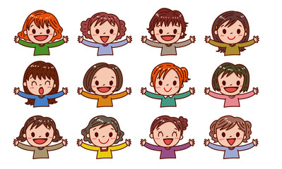 女の子たくさん