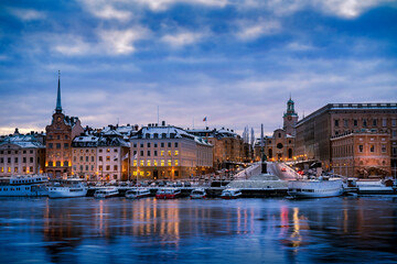 Naklejka premium city old town