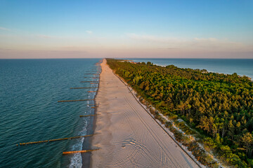 Hel Peninsula, Poland. 35-km-long sandbar peninsula in northern Poland.	