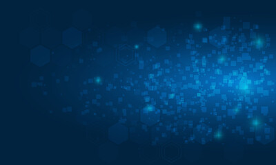 Abstract hitechnology background. Futuristic technology vector.