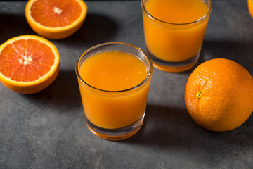 Refreshing Cold Caracara Orange Juice
