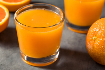 Refreshing Cold Caracara Orange Juice
