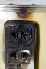 Electricity short circuit and Electrical failure resulting in electricity wire burnt