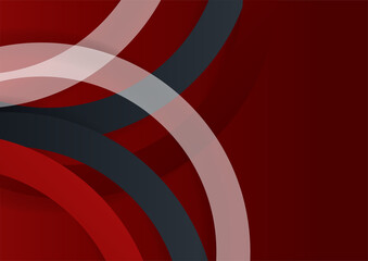 Abstract red black background with geometric style
