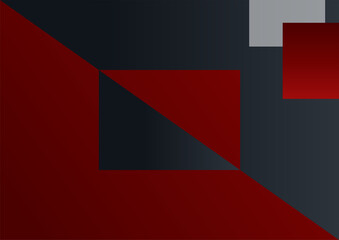 Abstract red black background with geometric style
