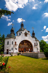 Fototapeta na wymiar Saint George's Church in Plyasheva. Historical and Cultural Reserve 
