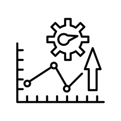 Productivity Linear Vector Icon Design