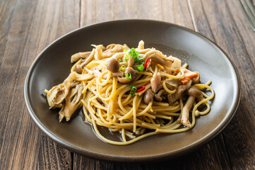 きのこの和風パスタ　