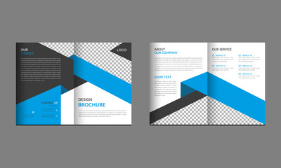 business bifold brochure and flyer design