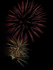 Celebrating a holiday with beautiful Fireworks