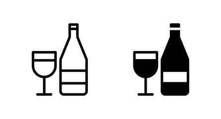 Drink icon vector for web, computer and mobile app