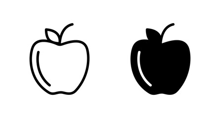 Apple icon vector for web, computer and mobile app
