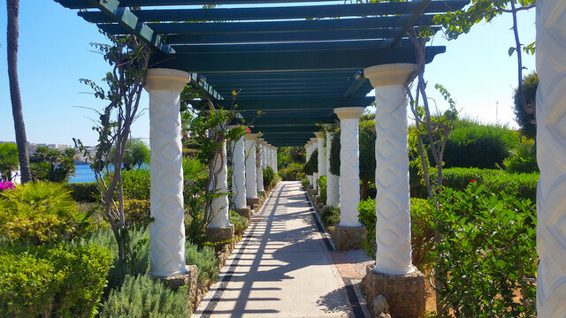 Passageway Kallithea, Rhodes, Greece