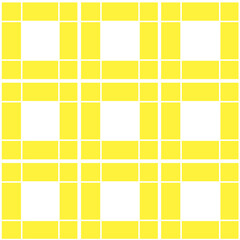 Seamless pattern plaid yellow colors vector illustration