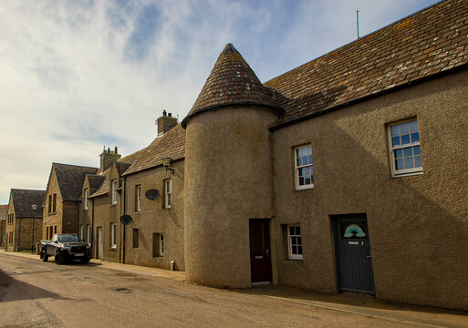 The Turnpike in the Fisher Biggins area of Thurso, Scotland, UK