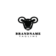 Fototapeta premium mouse logo icon design template vector illustration