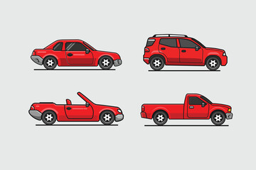 Naklejka premium Car logo and icon