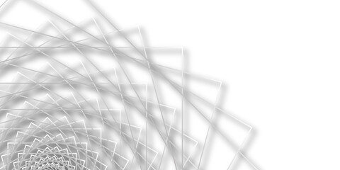 Abstract white geometric line background design . 