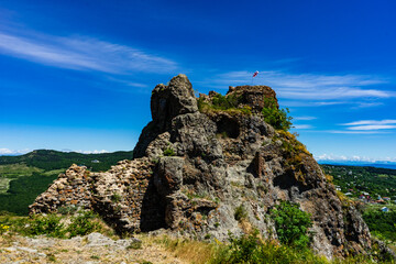 Azeula castle in summer