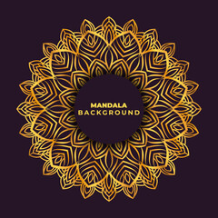 Luxury mandala background with golden arabesque pattern arabic islamic east style.decorative mandala for print, poster, cover, brochure, flyer, banner.