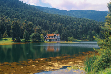 house on the lake