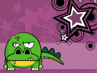 cute crocodile character cartoon expression background in vector format very easy to edit