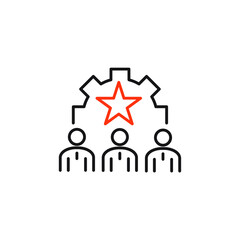 Star Related icons symbol vector elements for infographic web