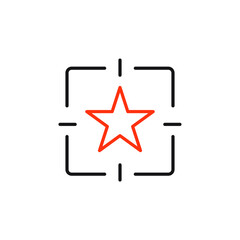 Star Related icons symbol vector elements for infographic web