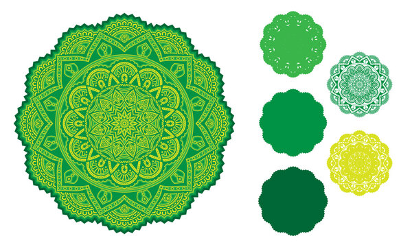 3d Layered Mandala SVG. Mandala Multilayer Cut File, Five layers. Multilayer elements for paper cutting or machine cutting– 3d SVG Flowers