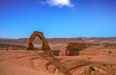 Fototapeta na wymiar delicate arch in arches National Park