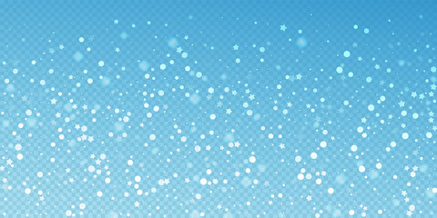 Magic stars random Christmas background. Subtle fl