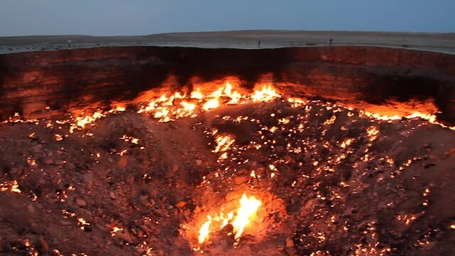 Darvaza Derweze gas crater Door to Hell