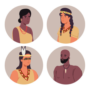 four aborigines characters