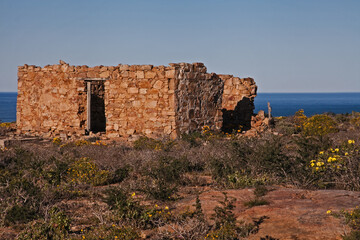 Ruins of a homestead in the Namaqua National Park. South Africa 11576