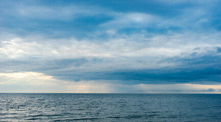 Sunset over the Black sea