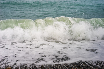 Black sea in Adjara region of Georgia