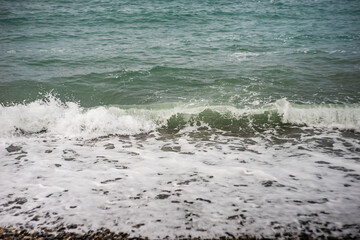 Black sea in Adjara region of Georgia