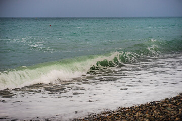 Black sea in Adjara region of Georgia