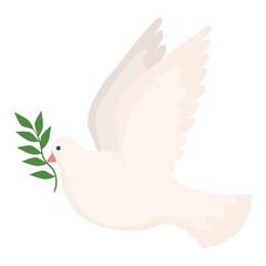 peace dove with branch
