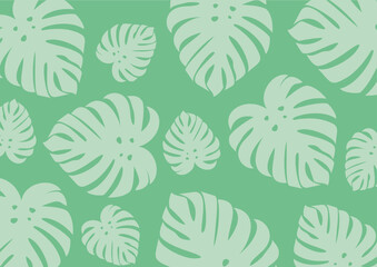 seamless pattern with leaves