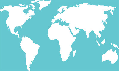 Vector world map.
