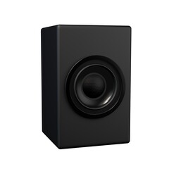 Obraz premium Speaker isolated on white background 3d illustration.