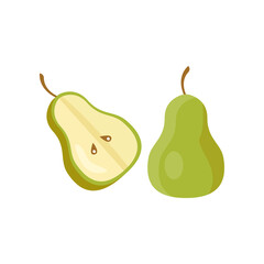 pear (Pyrus disambiguation) isolated on a white background
