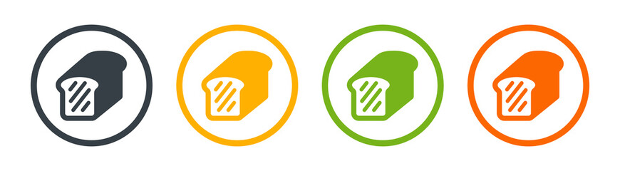 Bread loafs icon. Bakery and baking concept