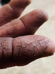 foot print in the sand