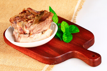 China lurou, bath chap, traditional food