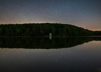 reflections in the water