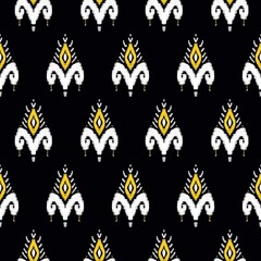 Ikat pattern ethnic tribal textile American African fabric motif mandalas geometric native bohemian boho carpet aztec india Asia 