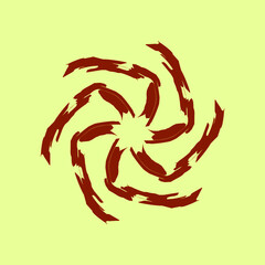 luxury abstract spiral symbol simple design